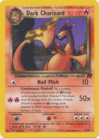 Dark Charizard #21 Pokemon Team Rocket