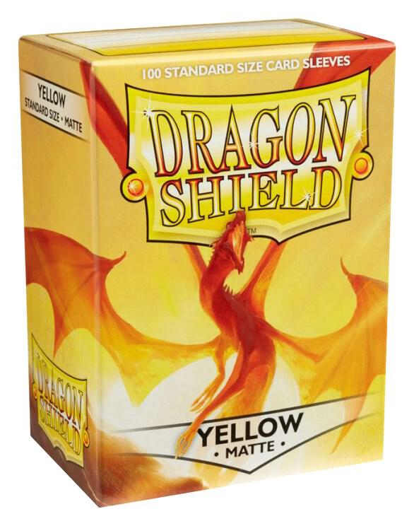 Dragon Shield: Matte Yellow 100 CT - VGMX