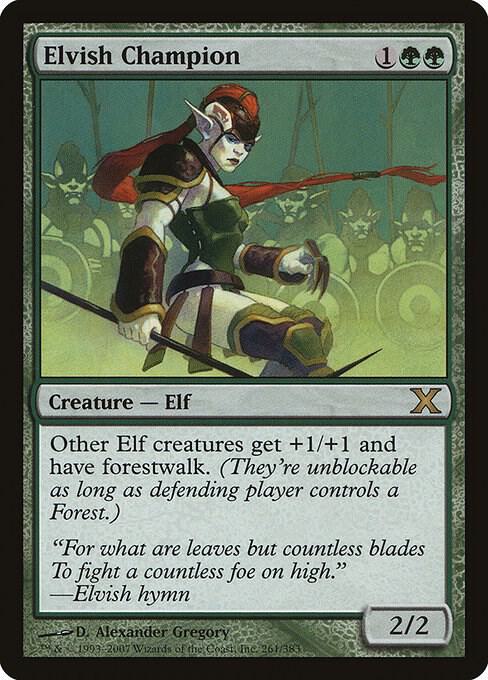 Magic: The Gathering: Elvish Champion - 10th Edition