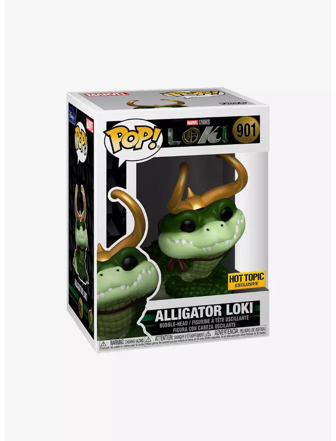 Funko Marvel Loki Pop! Alligator Loki Vinyl Bobble-Head Hot Topic Exclusive