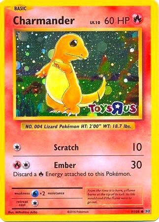 Pokémon: Charmander - 9/108 (Toys R Us Promo) - Miscellaneous Cards & Products