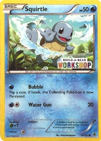 Pokémon: Squirtle - 14/101 (Build-A-Bear Workshop Exclusive) - Miscellaneous Cards & Products - VGMX