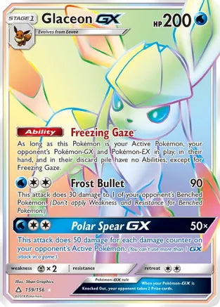 Glaceon GX (Secret Rare) - SM - Ultra Prism (SM05)