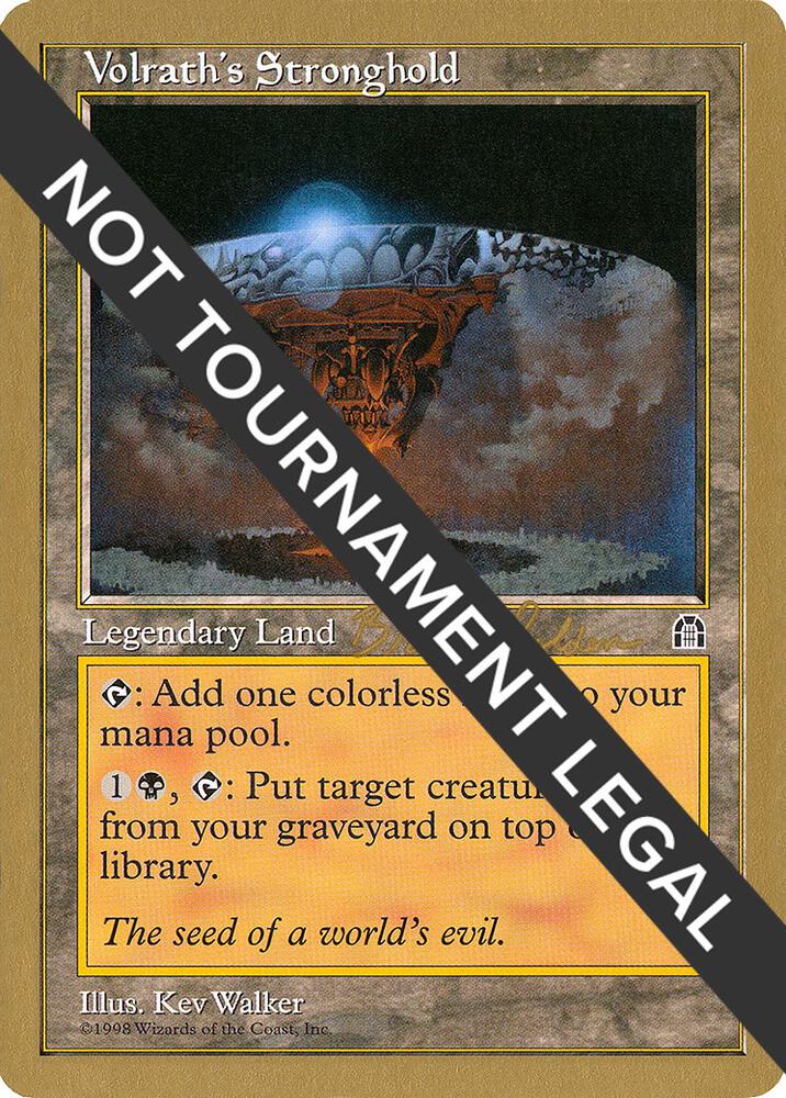 Magic: The Gathering: Volrath's Stronghold - 1998 Brian Selden (STH) - World Championship Decks - VGMX