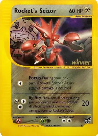 Rocket's Scizor - 4 [Winner] - Best of Promos (PR)