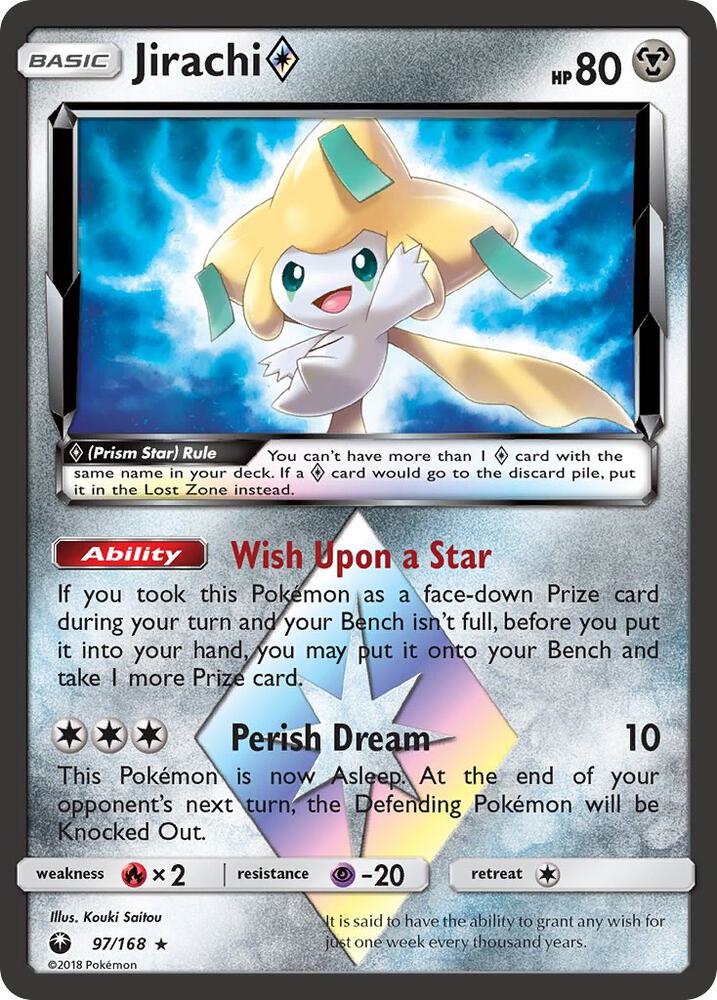 Pokémon: Jirachi Prism Star - 97/168 - Celestial Storm - VGMX