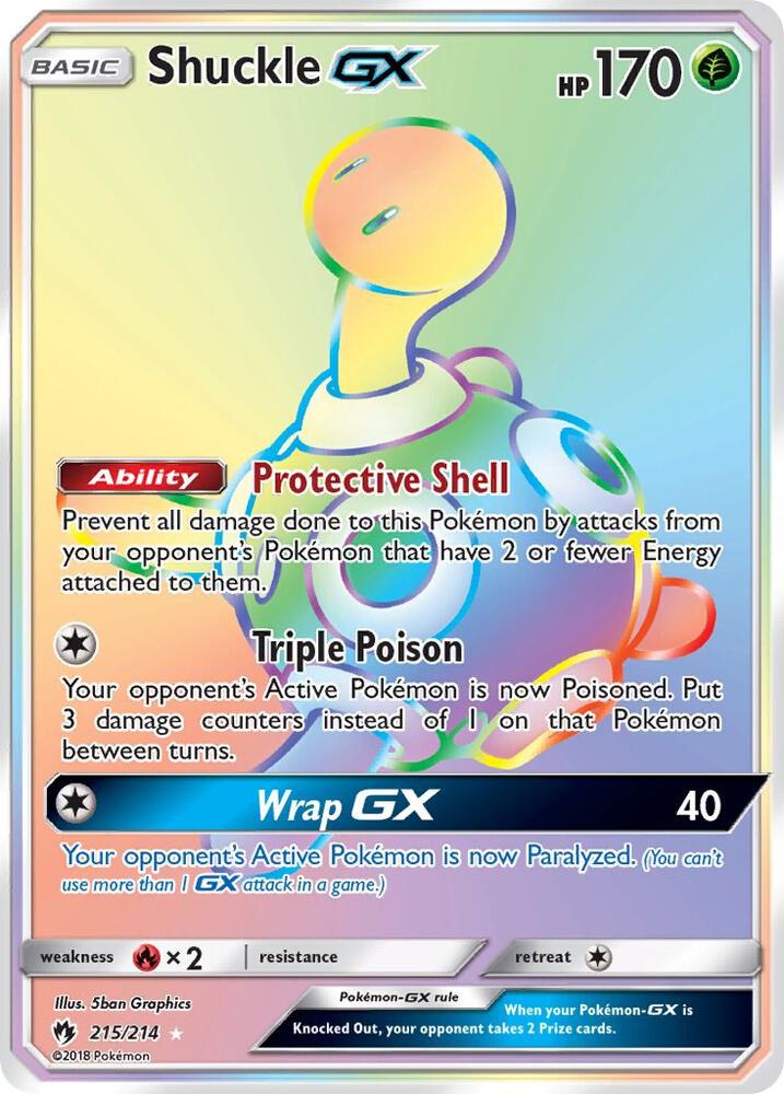 Pokemon: Shuckle GX 215/214 - SM Lost Thunder
