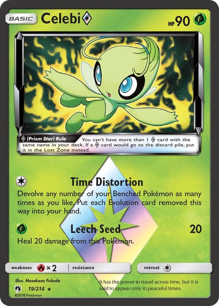 Pokémon: Celebi Prism Star - 19/214 - Lost Thunder