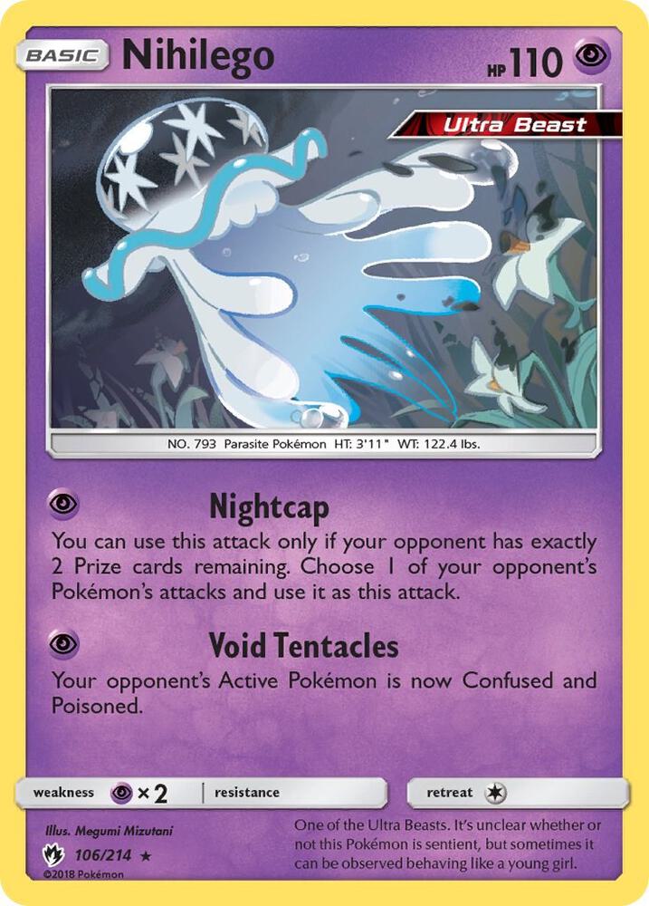 Nihilego - 106/214 -SM - Lost Thunder - VGMX