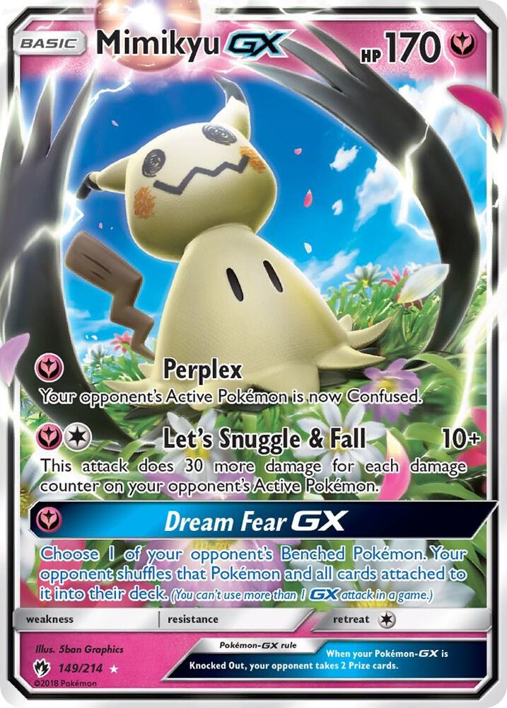 Pokemon: Mimikyu GX - SM - Lost Thunder - VGMX