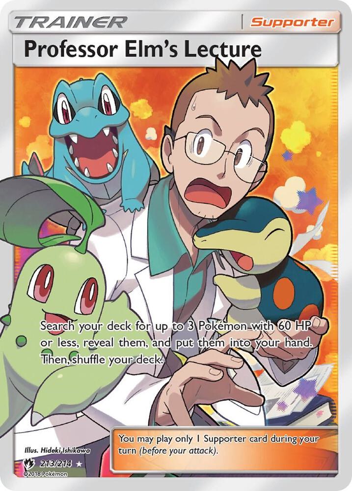 Professor Elm's Lecture (Full Art) - SM - Lost Thunder (SM8)