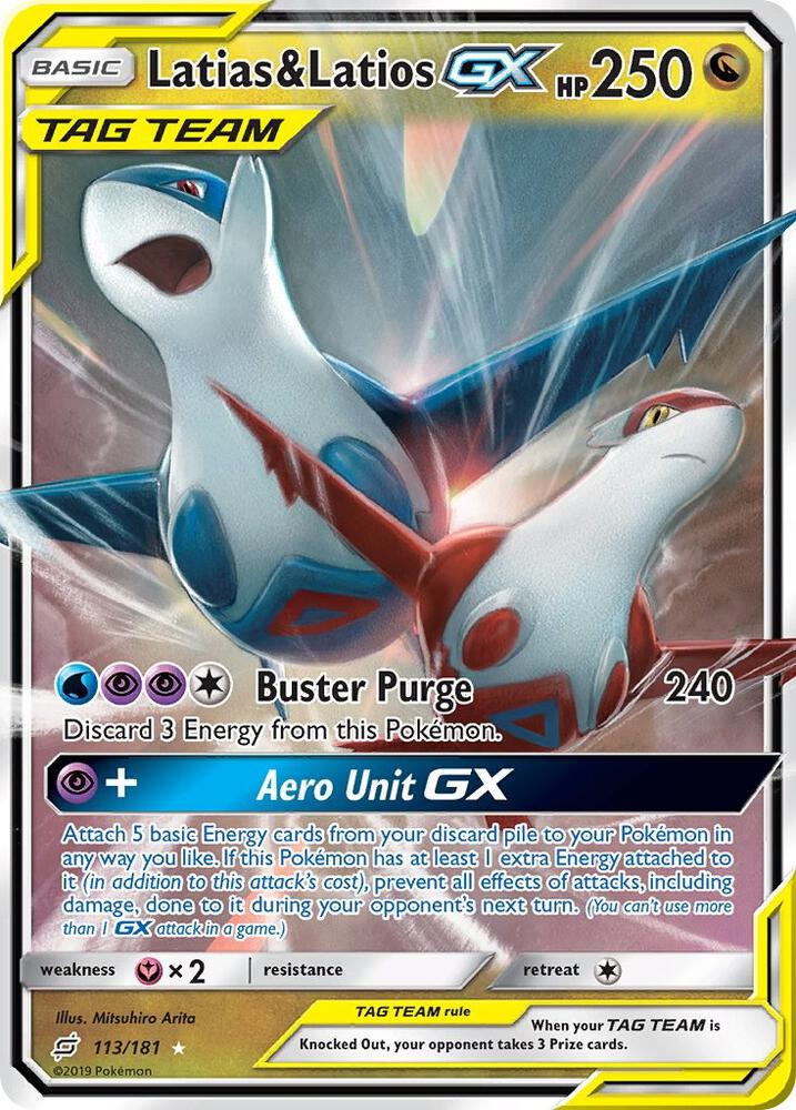 Pokémon: Latias & Latios GX 113/181 - Team Up - VGMX