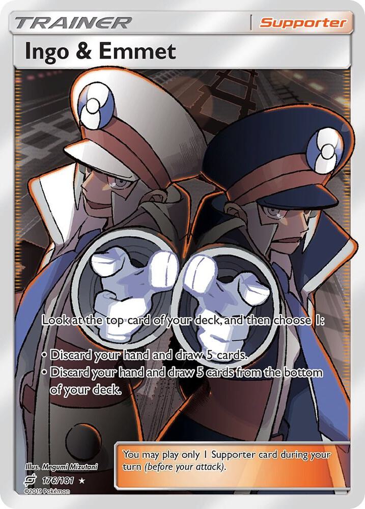 Pokemon: Pokemon: Ingo & Emmet (Full Art) - SM - Team Up - VGMX