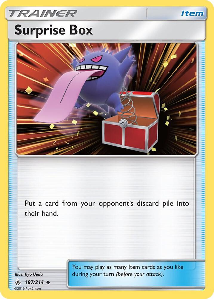 Pokémon: Surprise Box(Rev. Holo) - 187/214 - Unbroken Bonds - VGMX
