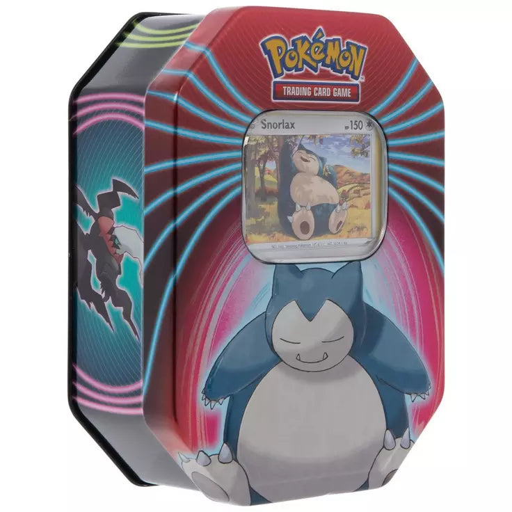 Pokemon Snorlax Tin 3 Booster Packs 1 Holo TCG Factory Sealed