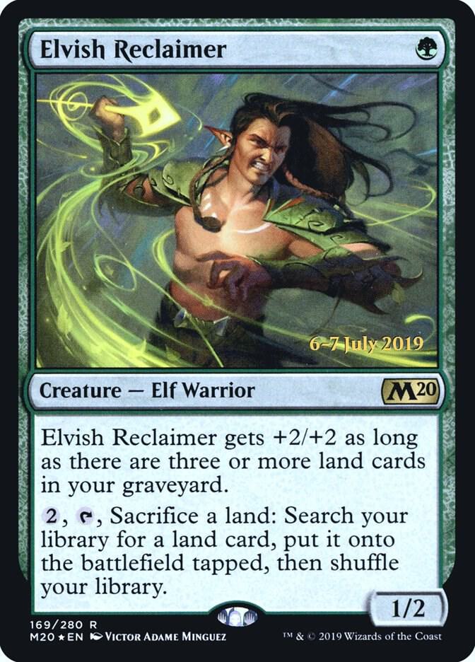 Magic: The Gathering: Elvish Reclaimer - Prerelease Cards - VGMX