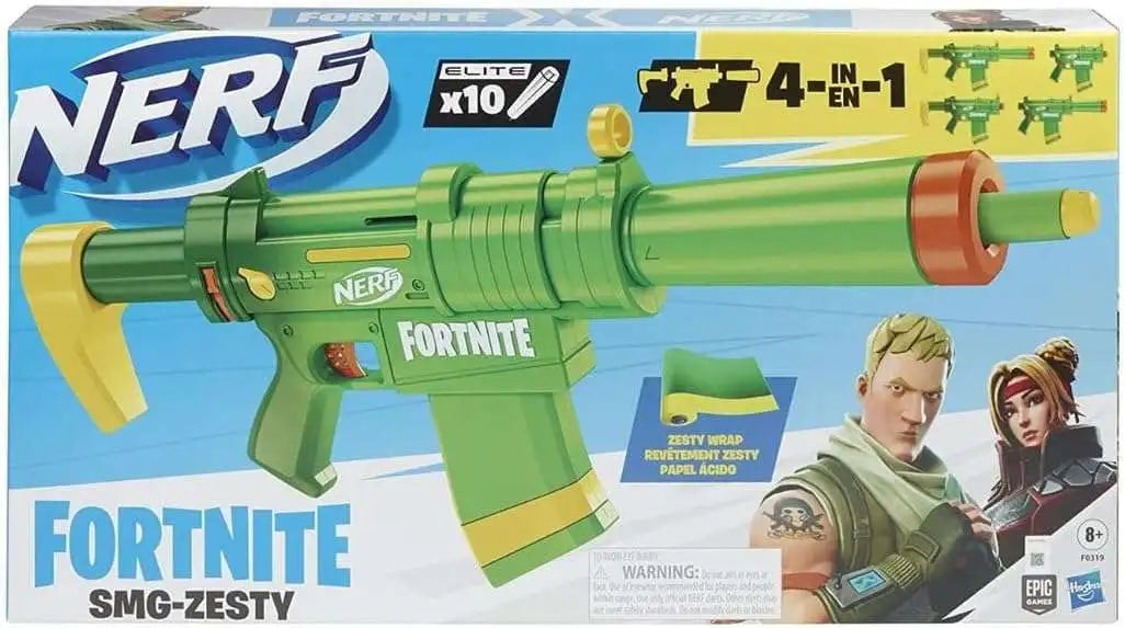 Nerf Fortnite Smg - Zesty - VGMX