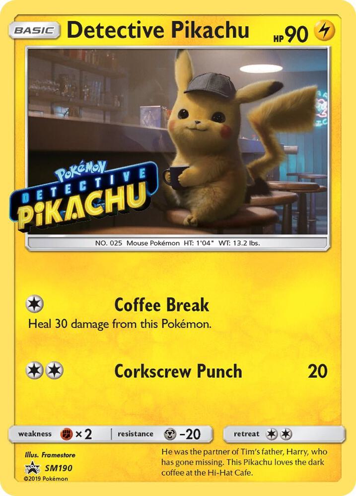 Pokémon: Detective Pikachu - SM190 (Stamped) - SM Promos