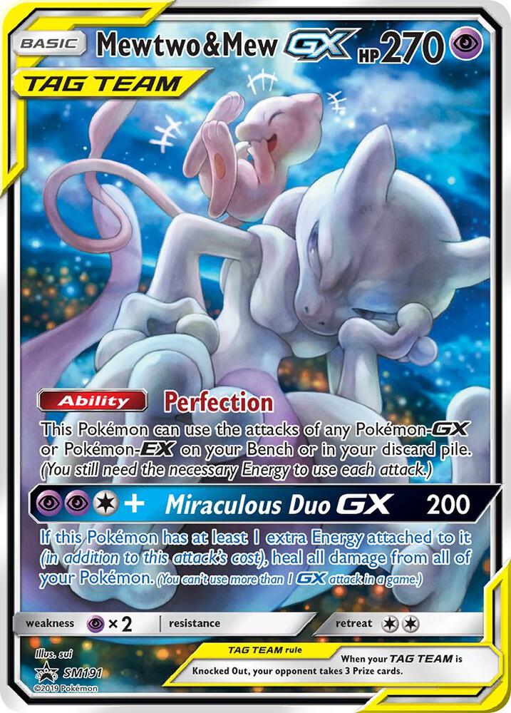Pokemon: Mewtwo & Mew GX - SM191 - SM Promos - VGMX