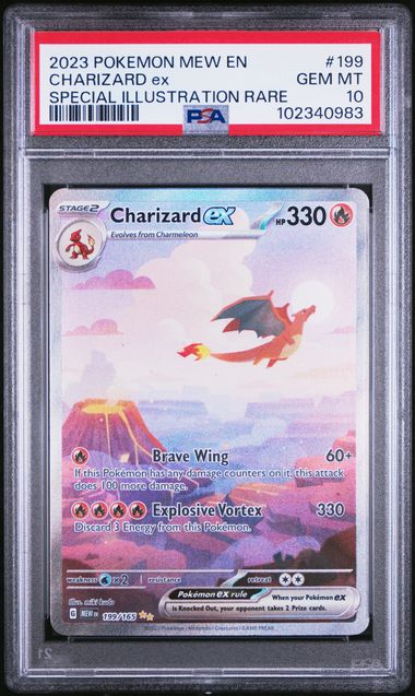 Pokemon: Charizard ex 199/165 - Scarlet & Violet 151 - PSA 10 - VGMX