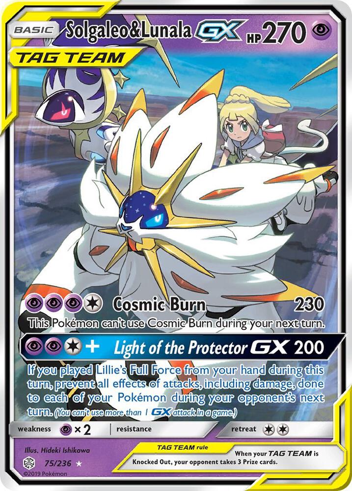 Pokemon: Solgaleo & Lunala GX - SM - Cosmic Eclipse - VGMX