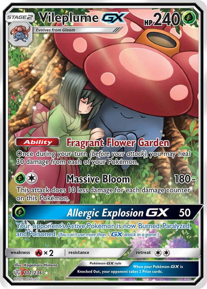 Vileplume GX (Full Art) - SM - Cosmic Eclipse (SM12)