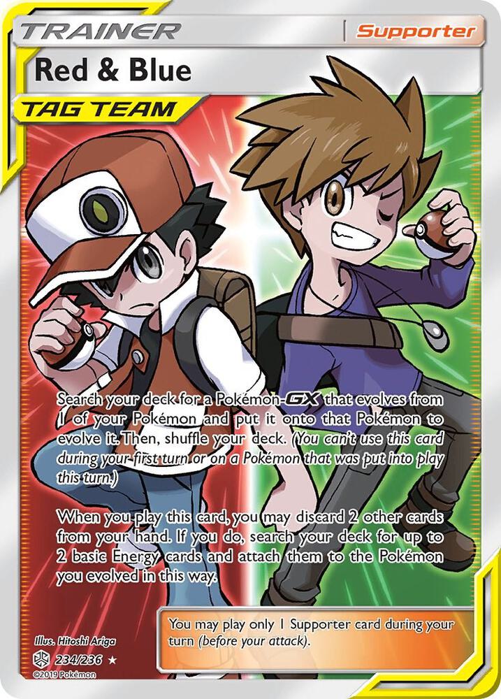 Red & Blue (Full Art) - SM - Cosmic Eclipse (SM12)