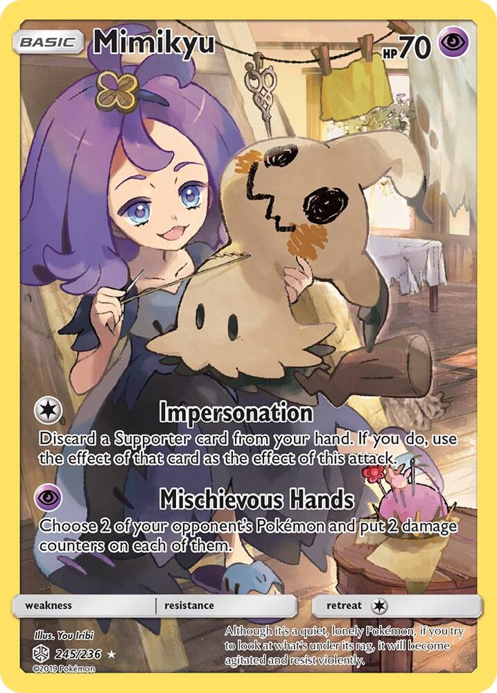 Pokemon: Mimikyu 245/236 - Cosmic Eclipse - VGMX