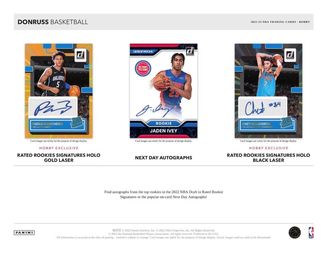 2022-23 Panini Donruss Basketball Hobby Box - VGMX