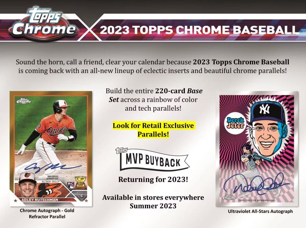 2023 Topps Chrome Baseball Value Box - VGMX