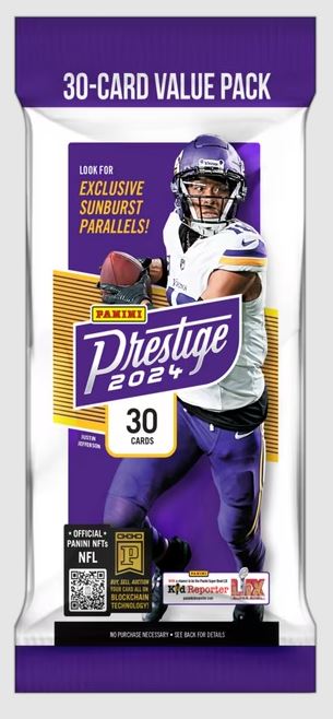 2024 Panini Prestige Football Trading Cards Fat Pack - VGMX