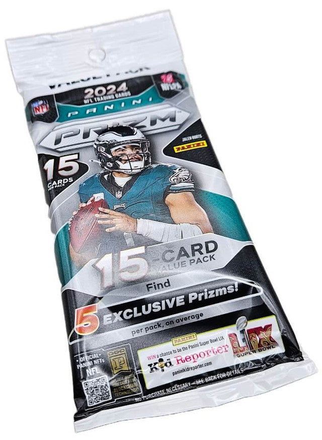 2024 Panini Prizm Football 15 Card Jumbo Value Pack