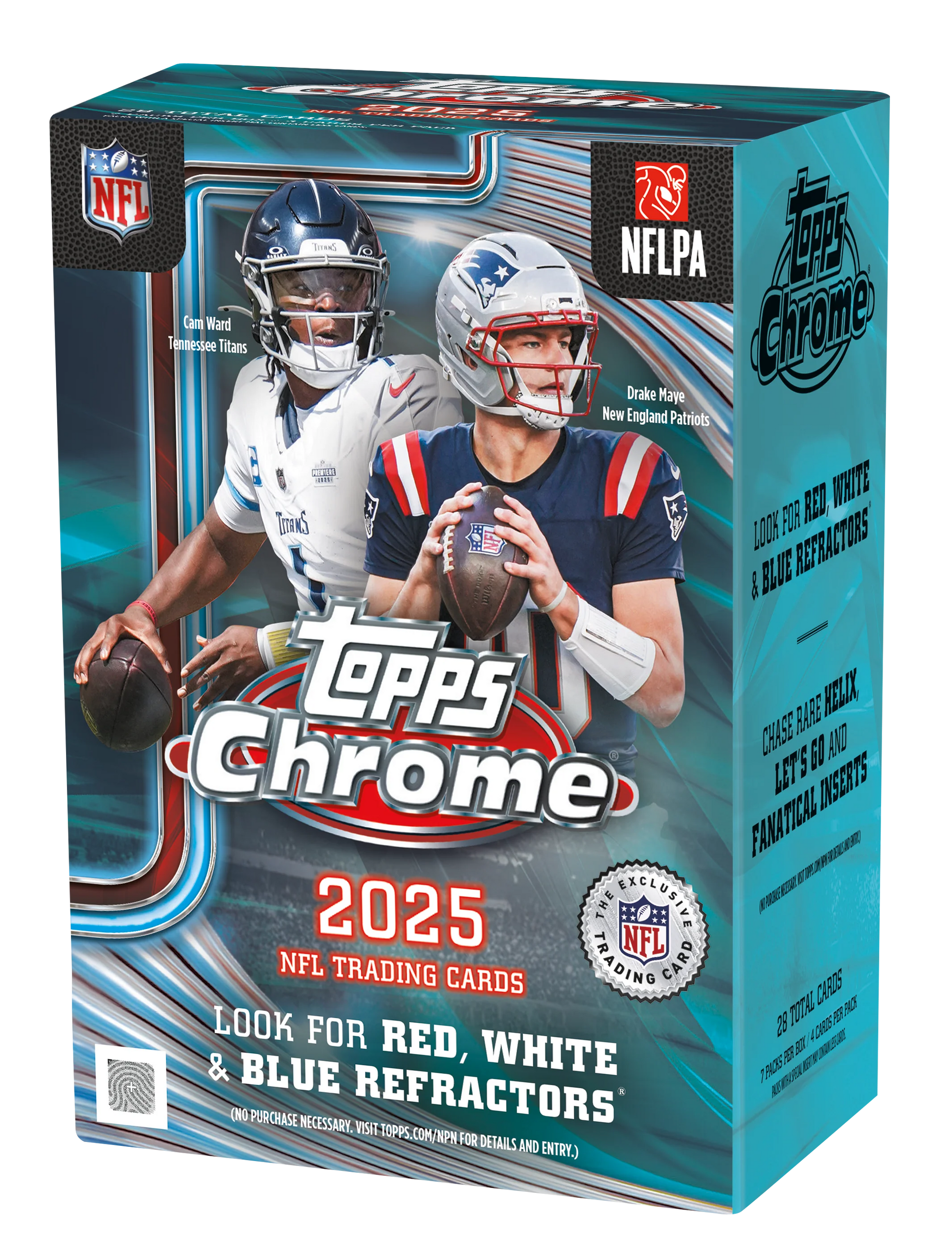 2025 Topps Chrome® NFL Football - Value Box - VGMX