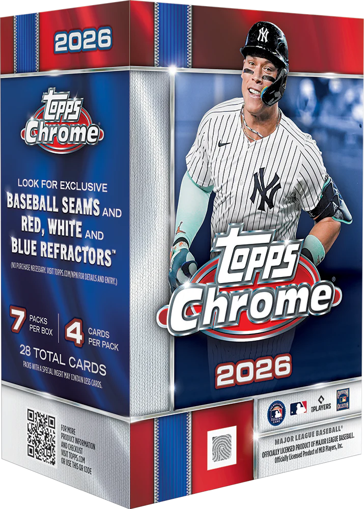 2026 Topps Chrome® MLB Baseball - Value Box - VGMX