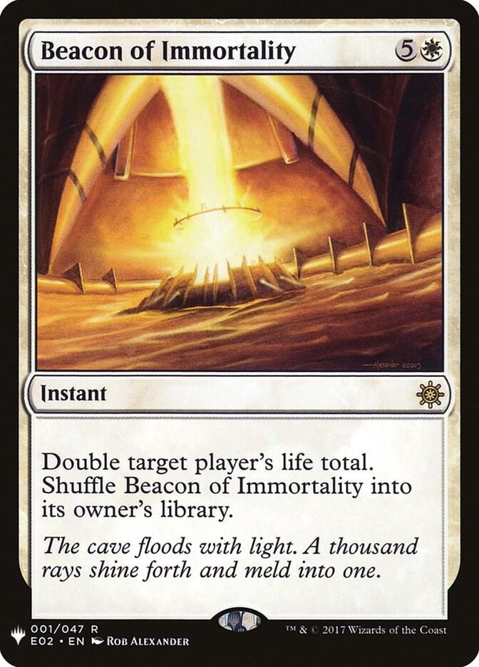 Magic: The Gathering: Beacon of Immortality - The List Reprints - VGMX
