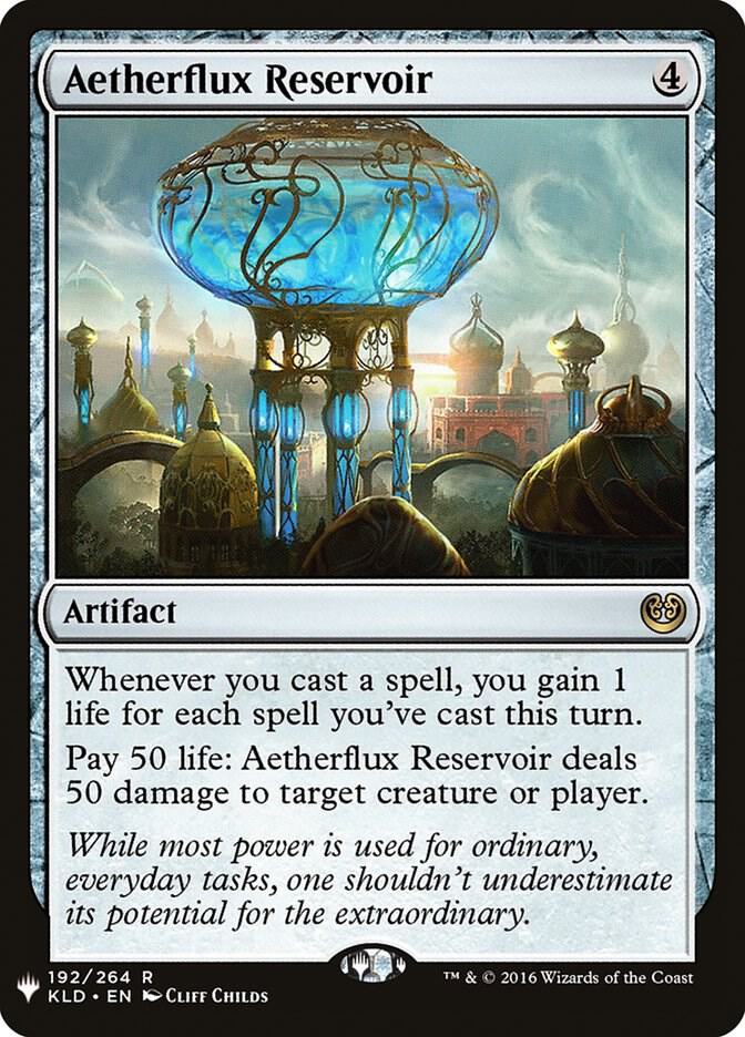 Magic: The Gathering: Aetherflux Reservoir - The List Reprints