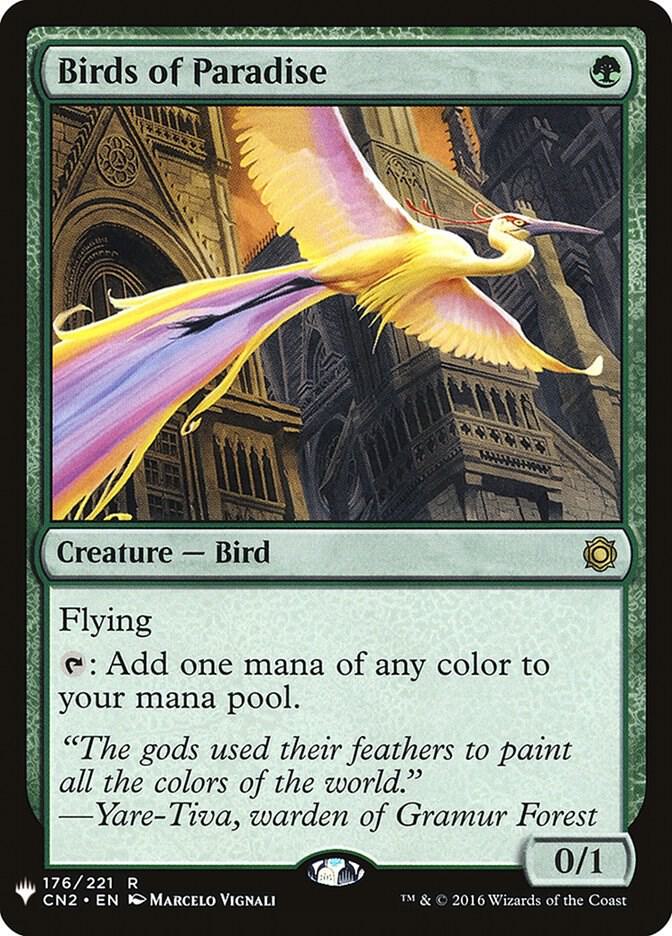 Magic: The Gathering: Birds of Paradise - The List Reprints - VGMX