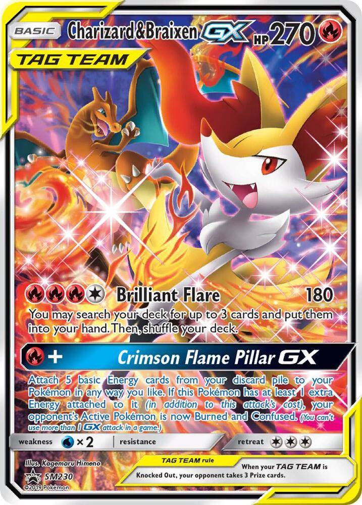 Charizard & Braixen GX - SM230 - SM Promos (SMP)