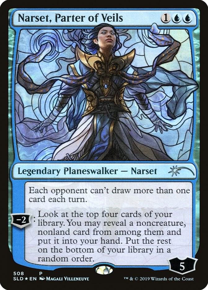 Magic: The Gathering: Narset, Parter of Veils (Stained Glass) - Secret Lair Drop Series - VGMX