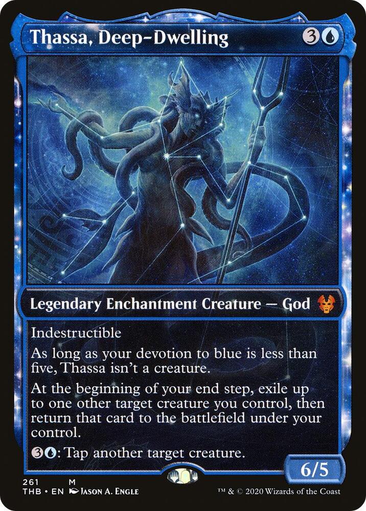 Magic: The Gathering: Thassa, Deep-Dwelling (Showcase) - Theros Beyond Death - VGMX