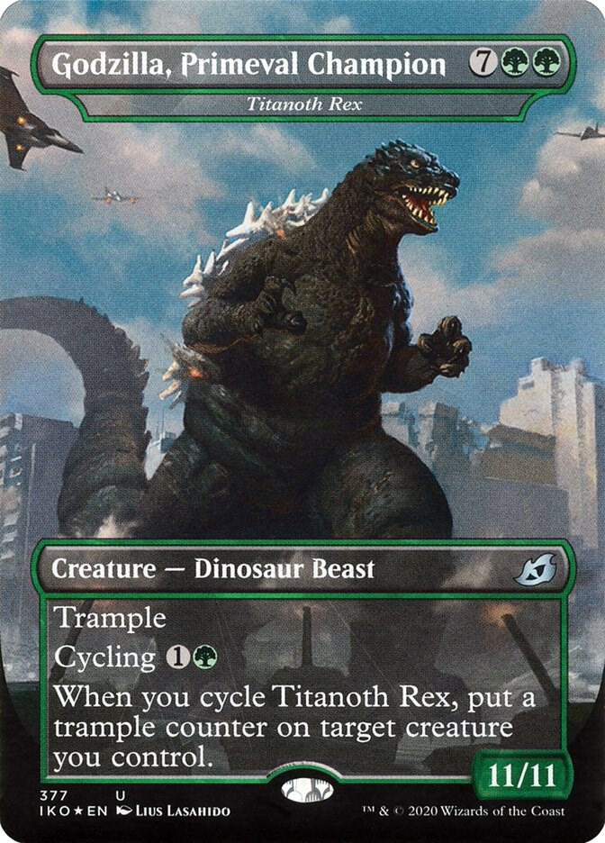Magic: The Gathering: Godzilla, Primeval Champion - Titanoth Rex - Ikoria: Lair of Behemoths - VGMX