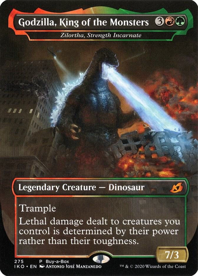 Magic: The Gathering: Godzilla, King of the Monsters - Zilortha, Strength Incarnate - Buy-A-Box Promos - VGMX