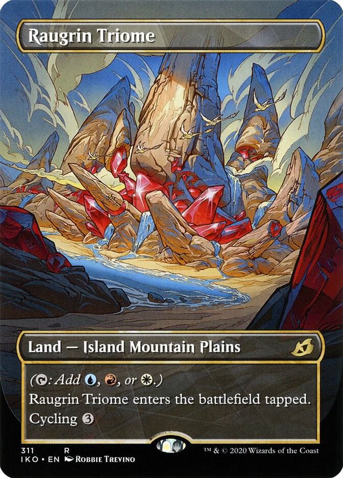 Magic: The Gathering: Raugrin Triome (Showcase) - Ikoria: Lair of Behemoths - VGMX