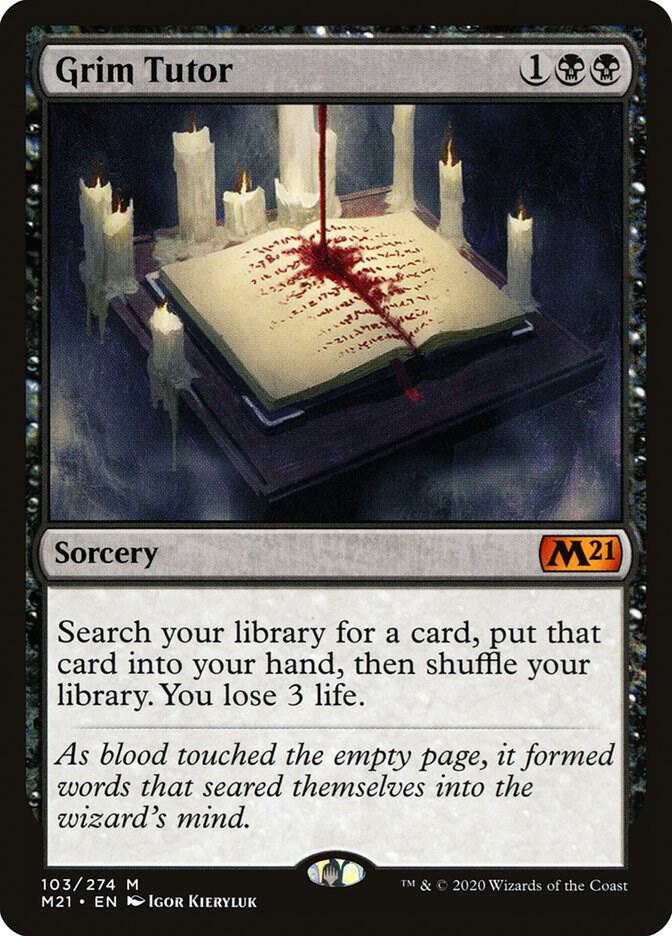 Grim Tutor - Core Set 2021 - VGMX
