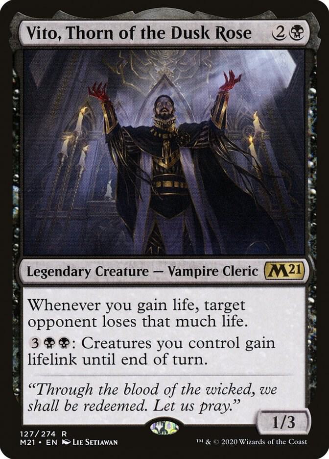 Magic: The Gathering: Vito, Thorn of the Dusk Rose - Core Set 2021 - VGMX