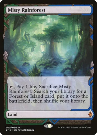 Misty Rainforest - Zendikar Rising Expeditions (ZNE) - LP