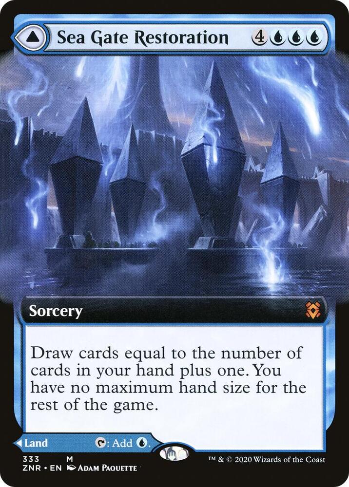 Magic: The Gathering: Sea Gate Restoration (Extended Art) - Zendikar Rising - VGMX