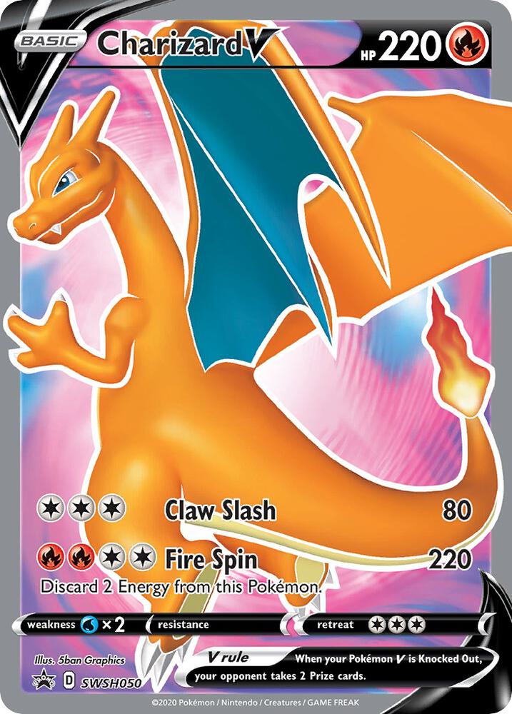 Pokemon: Charizard V SWSH050 - Sword & Shield Promos - VGMX