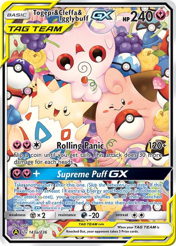 Togepi & Cleffa & Igglybuff GX - 143a/236 - Alternate Art Promos