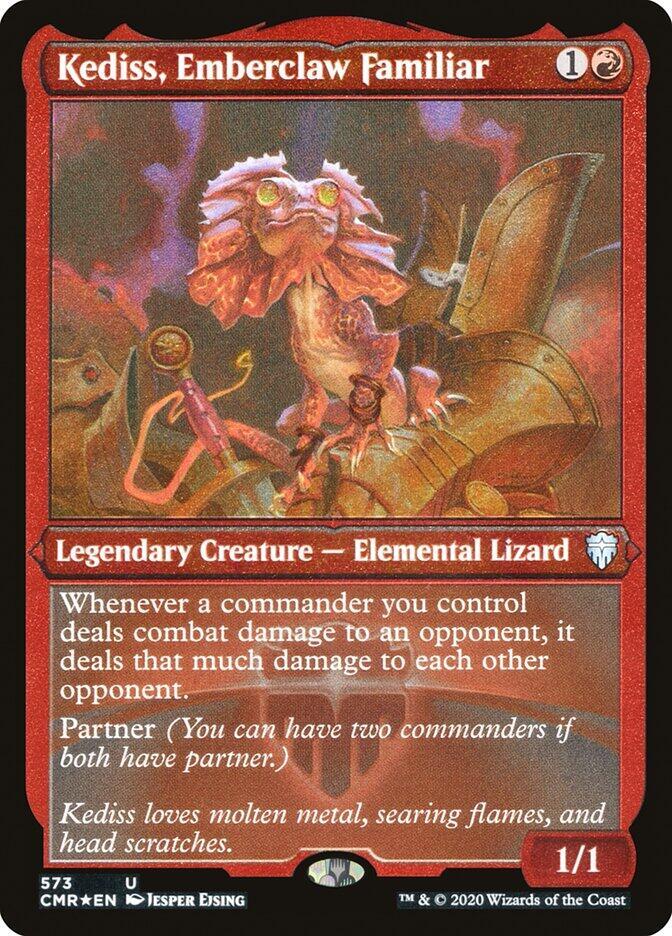 Magic: The Gathering: Kediss, Emberclaw Familiar (Foil Etched) - Commander Legends - VGMX